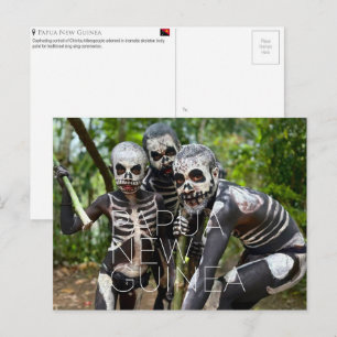 Carte postale de voyage à Goroka, Papouasie-Nouvel
