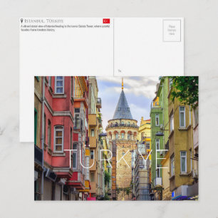 Carte postale de voyage à Istanbul, Türkiye