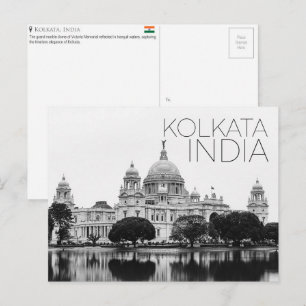 Carte postale de voyage à Kolkata, Inde
