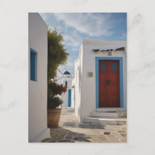 Carte postale de voyage à Mykonos Grèce