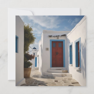 Carte postale de voyage à Mykonos Grèce
