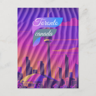 Carte postale de voyage à Toronto, carte postale d