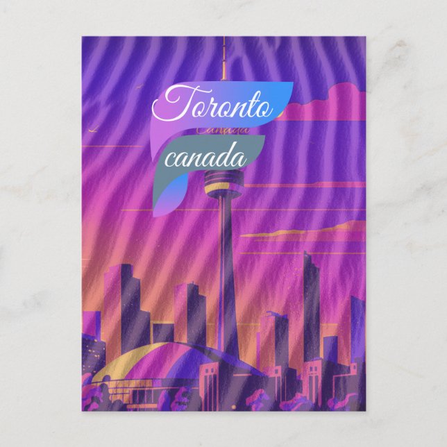 Carte postale de voyage à Toronto, carte postale d (Devant)