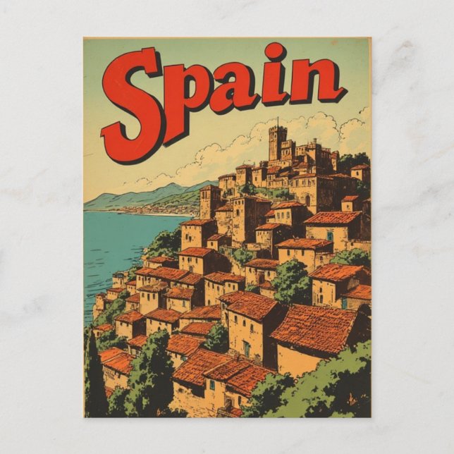 CARTE POSTALE DE VOYAGE ANCIENNE ESPAGNE (Devant)