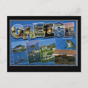 Carte postale de voyage ancienne Grèce Bonjour de 