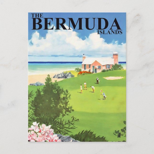 Carte postale de voyage aux Bermudes (Devant)
