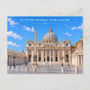 Carte postale de voyage Basilique Saint-Pierre Rom