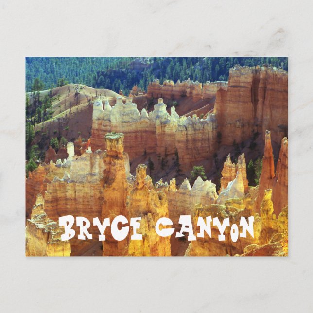 Carte postale de voyage Bryce Canyon (Devant)