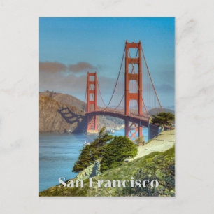 Carte postale de voyage de San Francisco