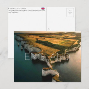 Carte postale de voyage Dorset, Angleterre