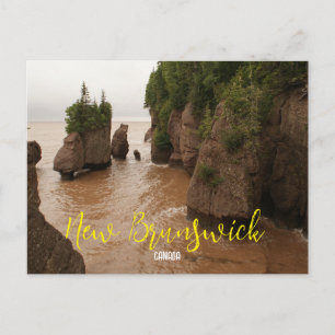 Carte postale de voyage du Nouveau-Brunswick Canad