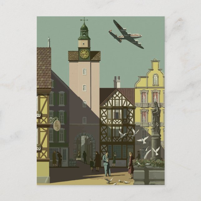 Carte postale de voyage en Allemagne (Devant)