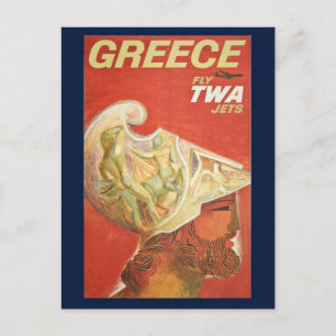 Carte postale de voyage Grèce