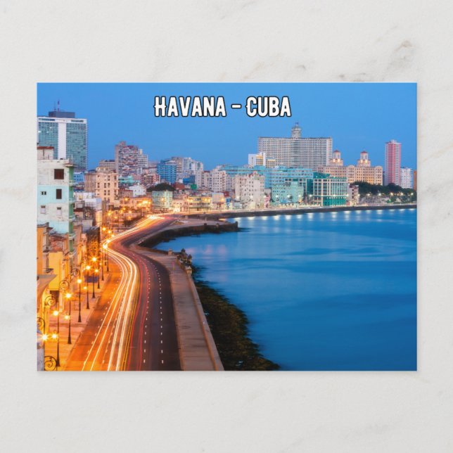 Carte postale de voyage Havana Cuba (Devant)