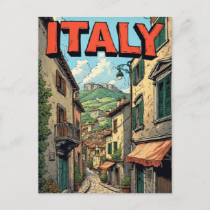 CARTE POSTALE DE VOYAGE ITALIE VINTAGE