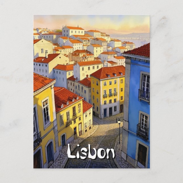 Carte postale de voyage Lisbonne (Devant)