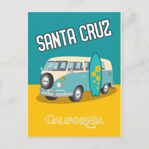 CARTE POSTALE DE VOYAGE père Noël CRUZ CALIFORNIA