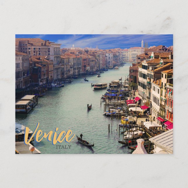 Carte postale de voyage pittoresque de Venise Ital (Devant)