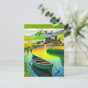 Carte postale de voyage Skye Écosse   Cadeau souve