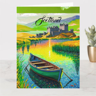 Carte postale de voyage Skye Écosse Cadeau souve