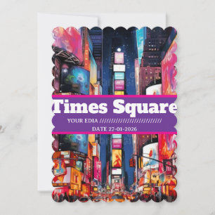 Carte postale de voyage Times Square, carte postal
