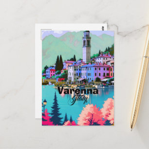 Carte postale de voyage Varenna Italie Cadeau de