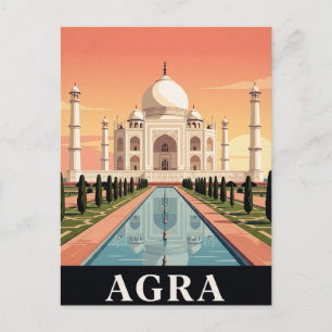 Carte postale de voyage vintage   AGRA