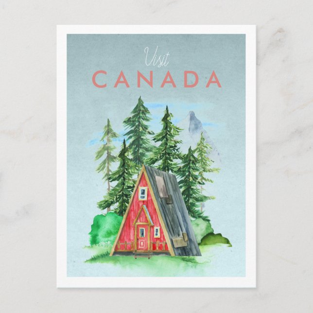 Carte postale de voyage vintage | Canada (Devant)