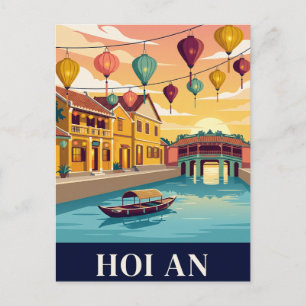 Carte postale de voyage vintage HOI AN