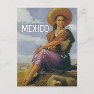 Carte postale de voyage vintage Mexique