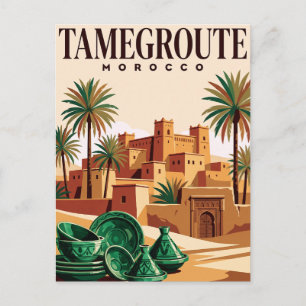 Carte postale de voyage vintage   Tamegroute Maroc
