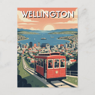 Carte postale de Wellington Nouvelle-Zélande