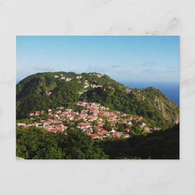 Carte postale de Windwardside Saba (Devant)