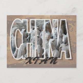 Carte postale de Xi'an, Chine