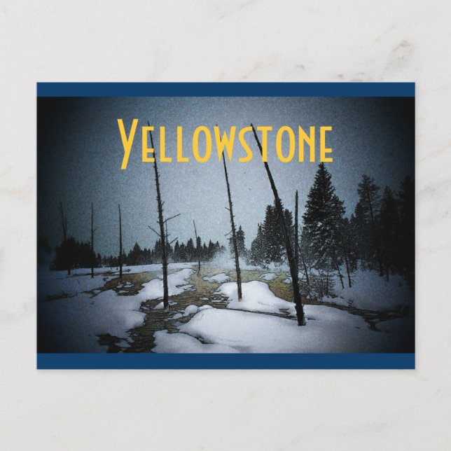 Carte postale de Yellowstone (Devant)