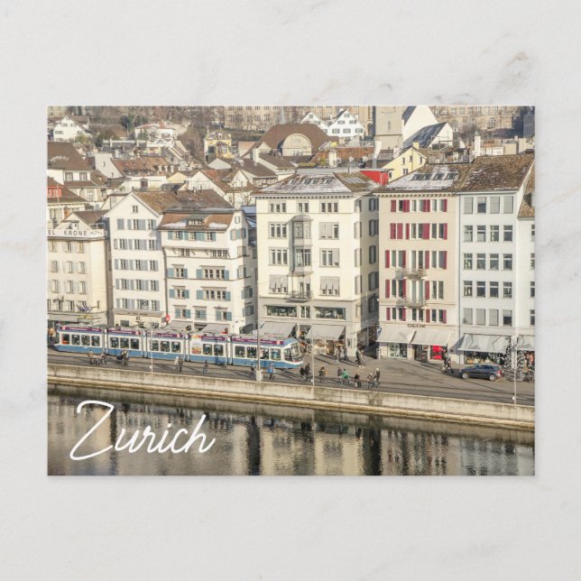 Carte postale de Zurich Suisse Message  (Devant)