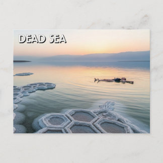 Carte Postale Dead Sea Jordan Travel