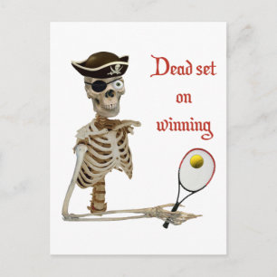 Carte Postale Dead Set Tennis Pirate