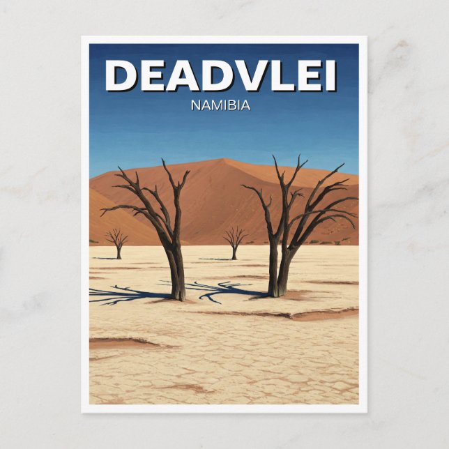 Carte Postale Deadvlei Namibie Travel (Devant)