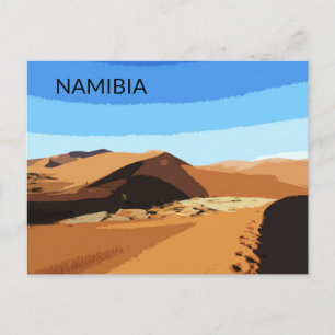Carte postale Deadvlei Namibie Travel Vintage Art