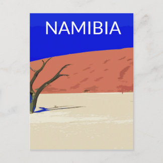 Carte postale Deadvlei Namibie Travel Vintage Art