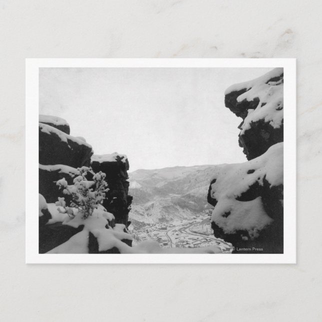 Carte Postale Deadwood vu depuis White Rocks Photo (Devant)