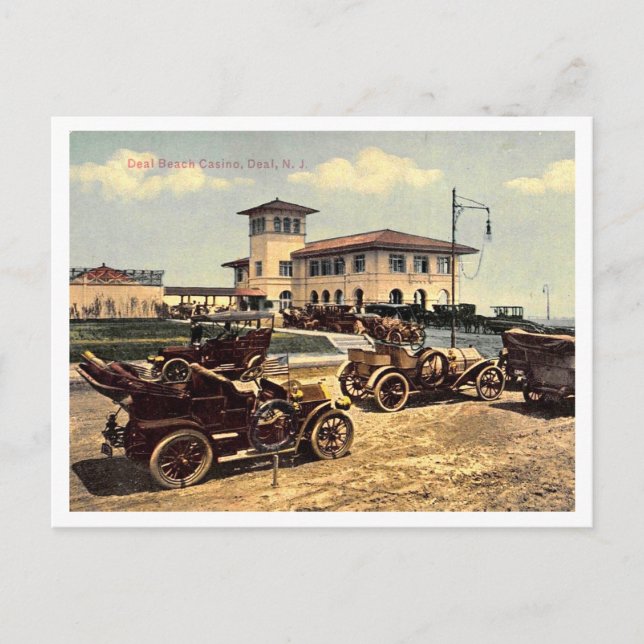 Carte Postale Deal NJ, Casino 1910 (Devant)