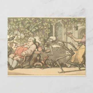 Carte Postale Death and the rich man