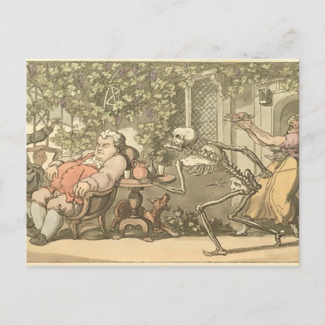 Carte Postale Death and the rich man (Devant)