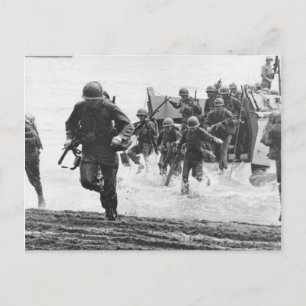Carte Postale Débarquement de Guadalcanal