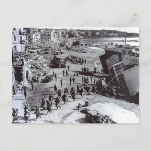 Carte Postale Débarquement des     troupes de la Seconde Guerre