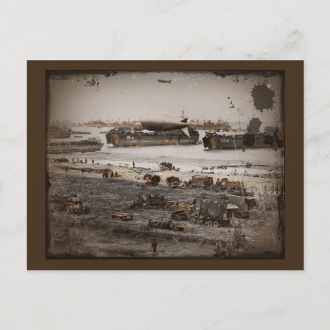 Carte Postale Débarquements le jour J Images assorties (Devant)