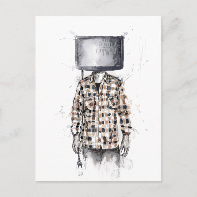 Carte Postale débranché (Devant)