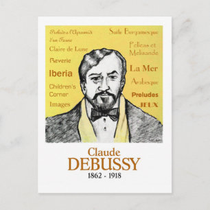 Carte Postale Debussy